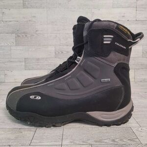 Men's Salomon B52 TS Black Grey Tactical Gore-Tex Hiking Winter Boots Size 10